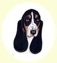 Click for Large Image of Basset Hound Painting