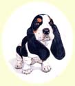 Click for Large Image of Basset Hound Painting