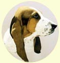 Click for Large Image of Basset Hound Painting