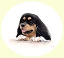 Click for larger painting of Cavalier King Charles Spaniel