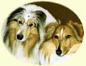 Click for large image of dog painting