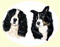 Click for large image of dog painting