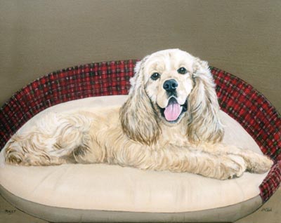Pet portraits - Dog paintings in oils or watercolours